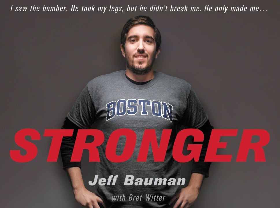 The book cover for STRONGER by Jeff Bauman