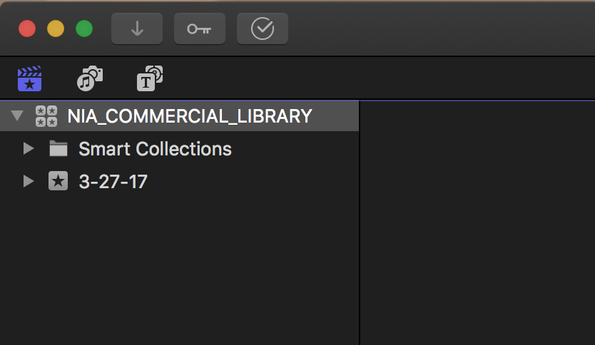 FCP X Proxies - Library in Sidebar