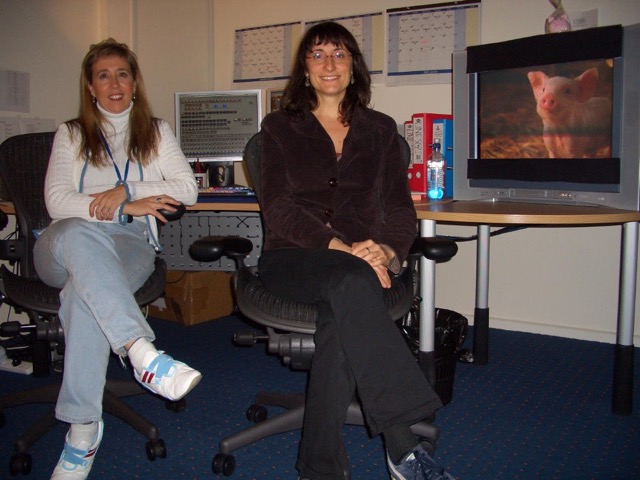 Sabrina and co editor Susan Littenberg on Charlottes Web