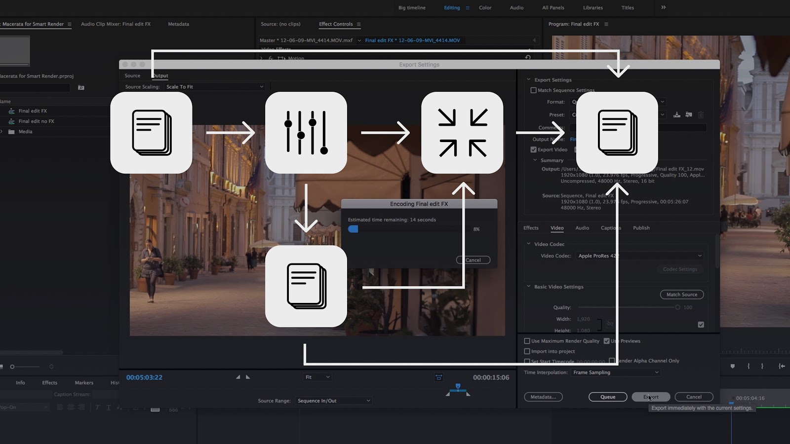 video importing into adobe premiere with no sound