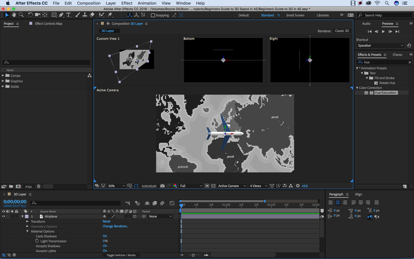 The Beginner s Guide To Working In Adobe After Effects 3D