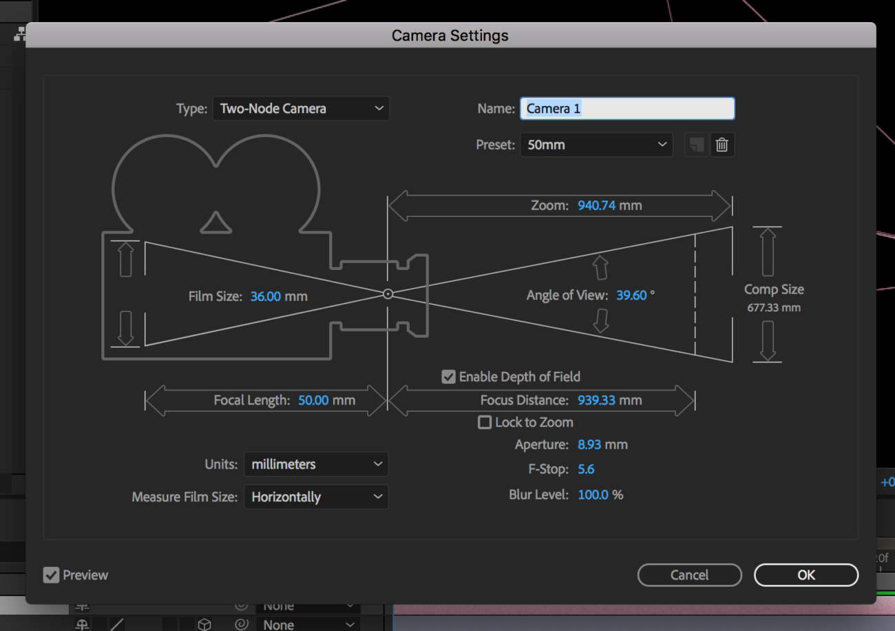 Unified camera tool after effects как включить