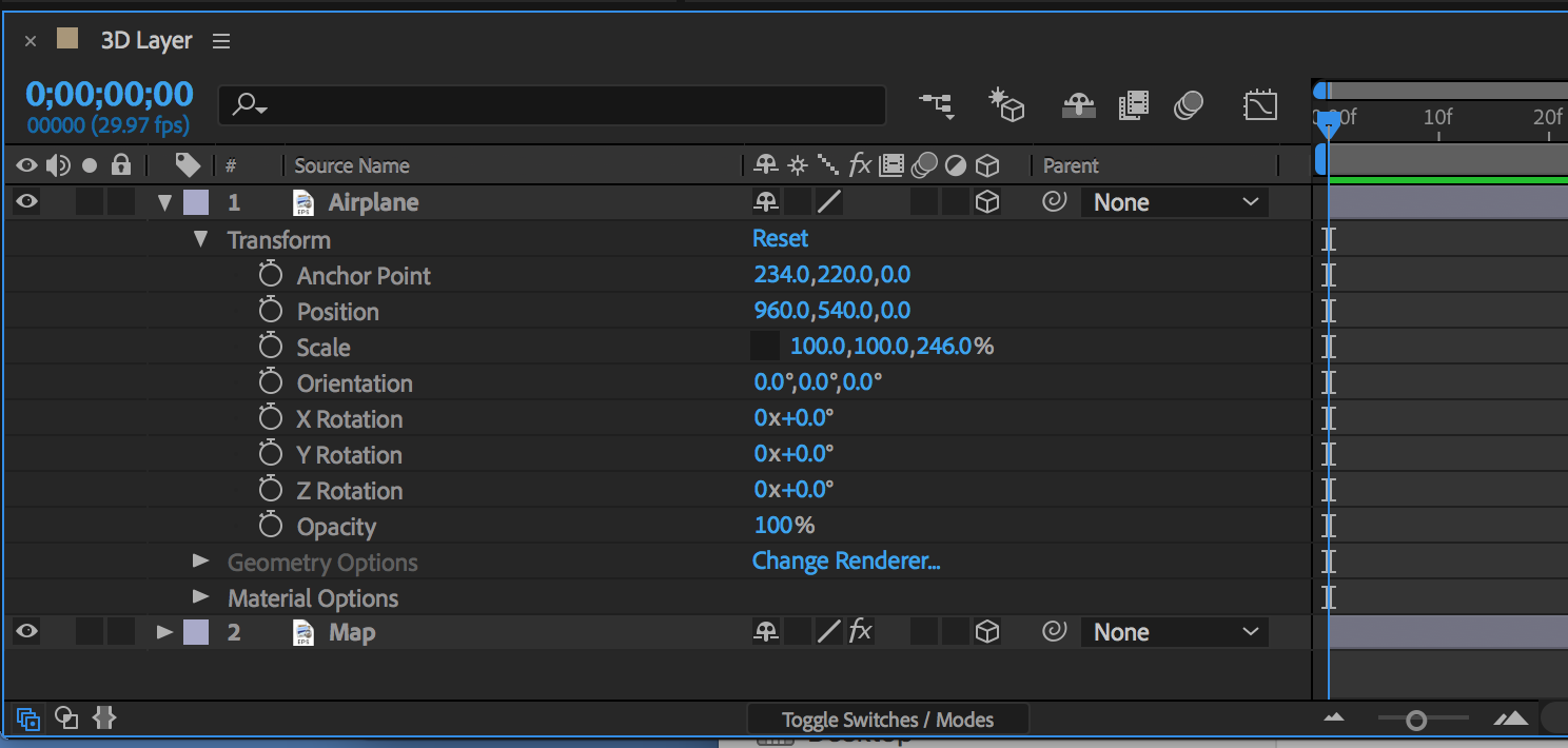 2d to 3d conversion in after effects