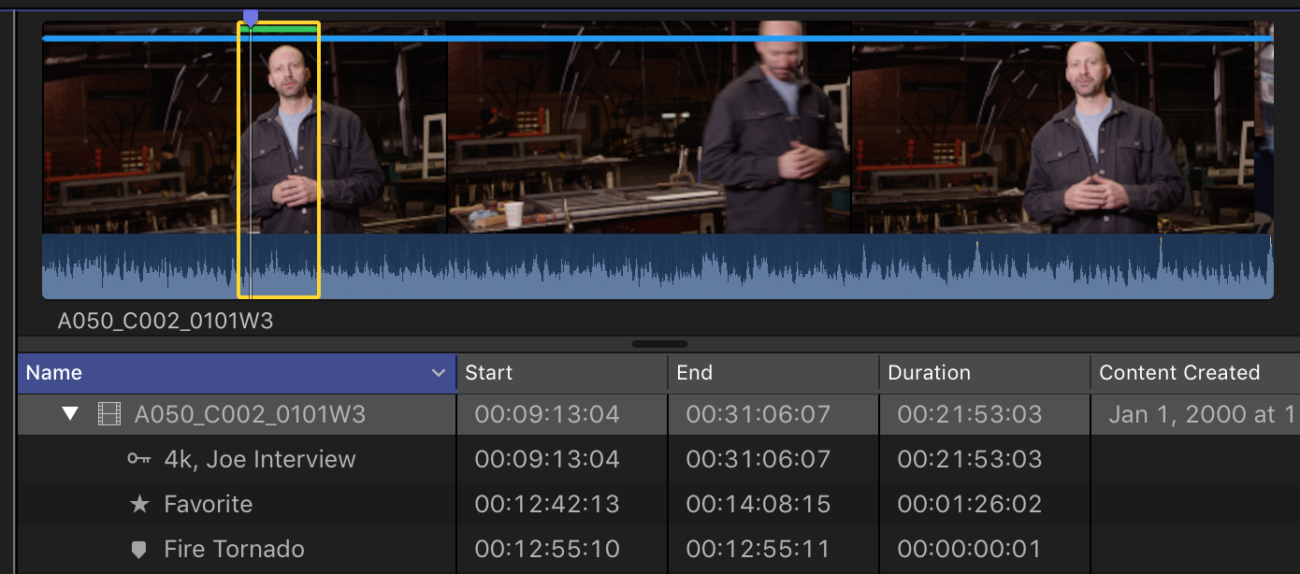 Edit Faster and More Efficiently with FCP X's Metadata