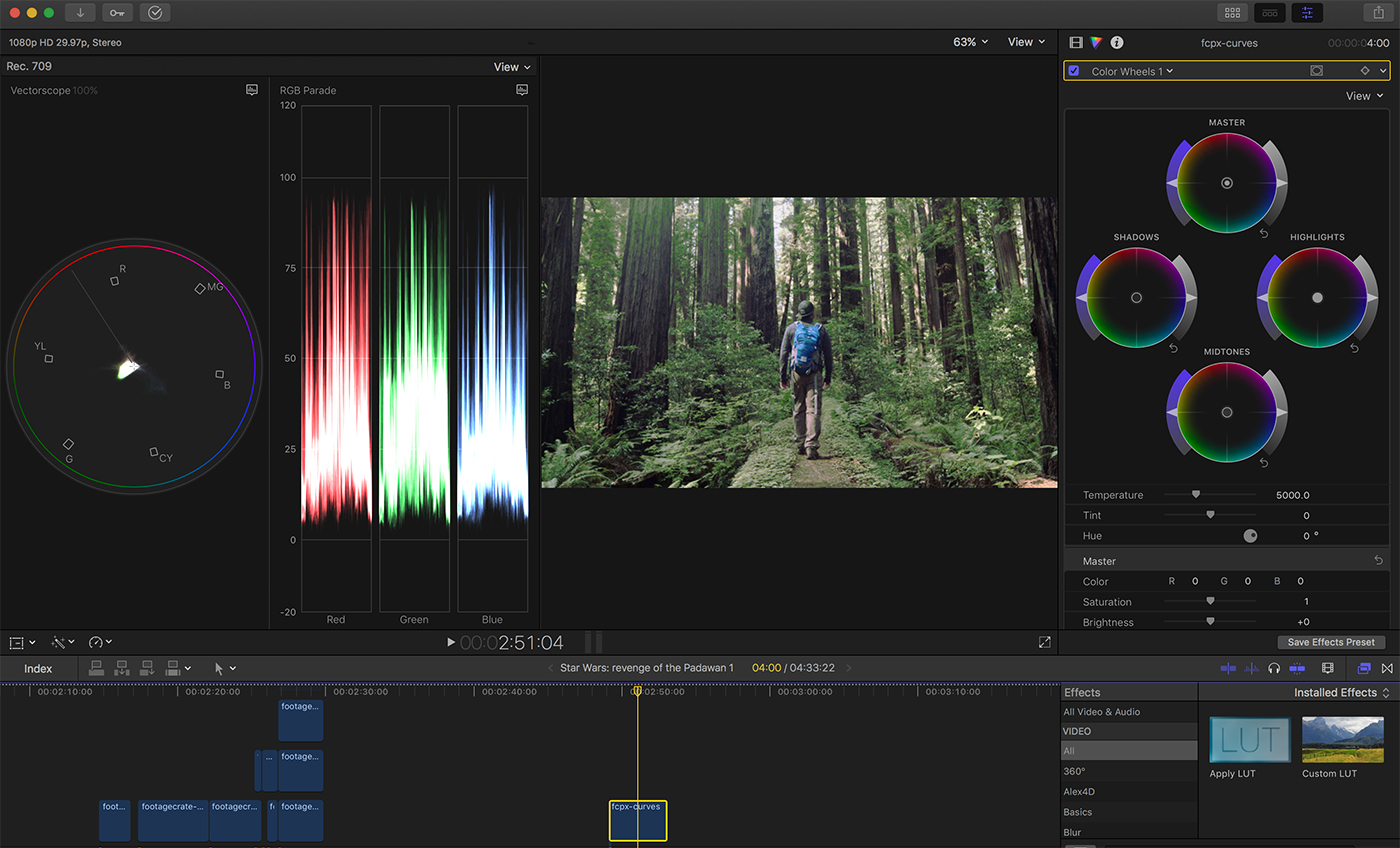 color wheel plugin final cut pro x