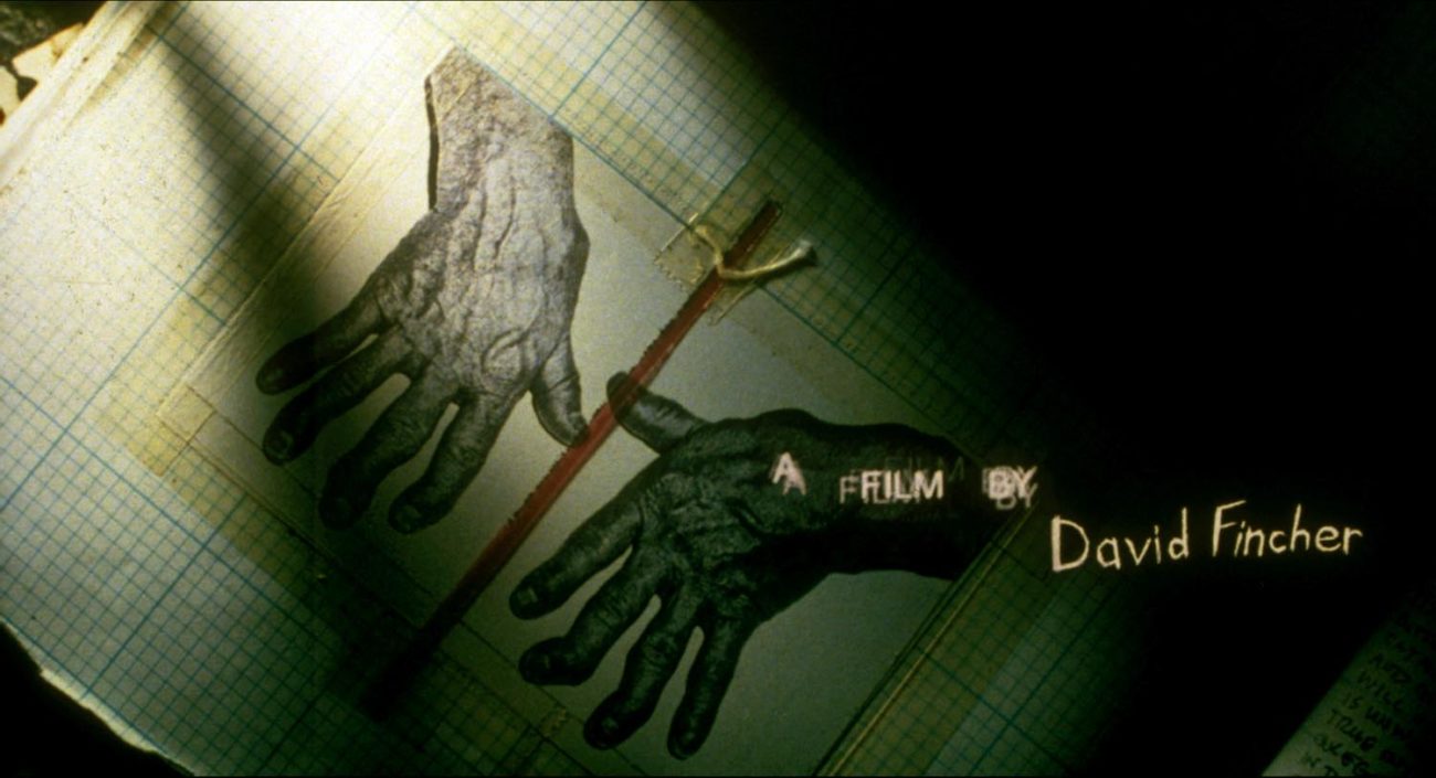 horror film title sequence