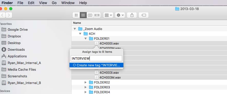 Finder Assign Tags