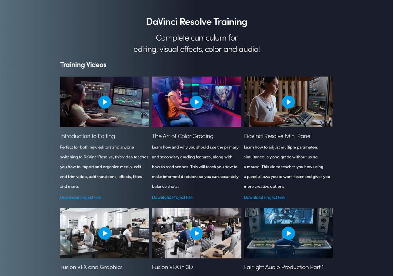 davinci resolve training pdf