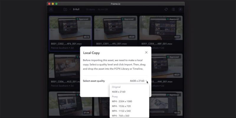 A Fast and Flexible Remote Video Workflow for High-Resolution Media