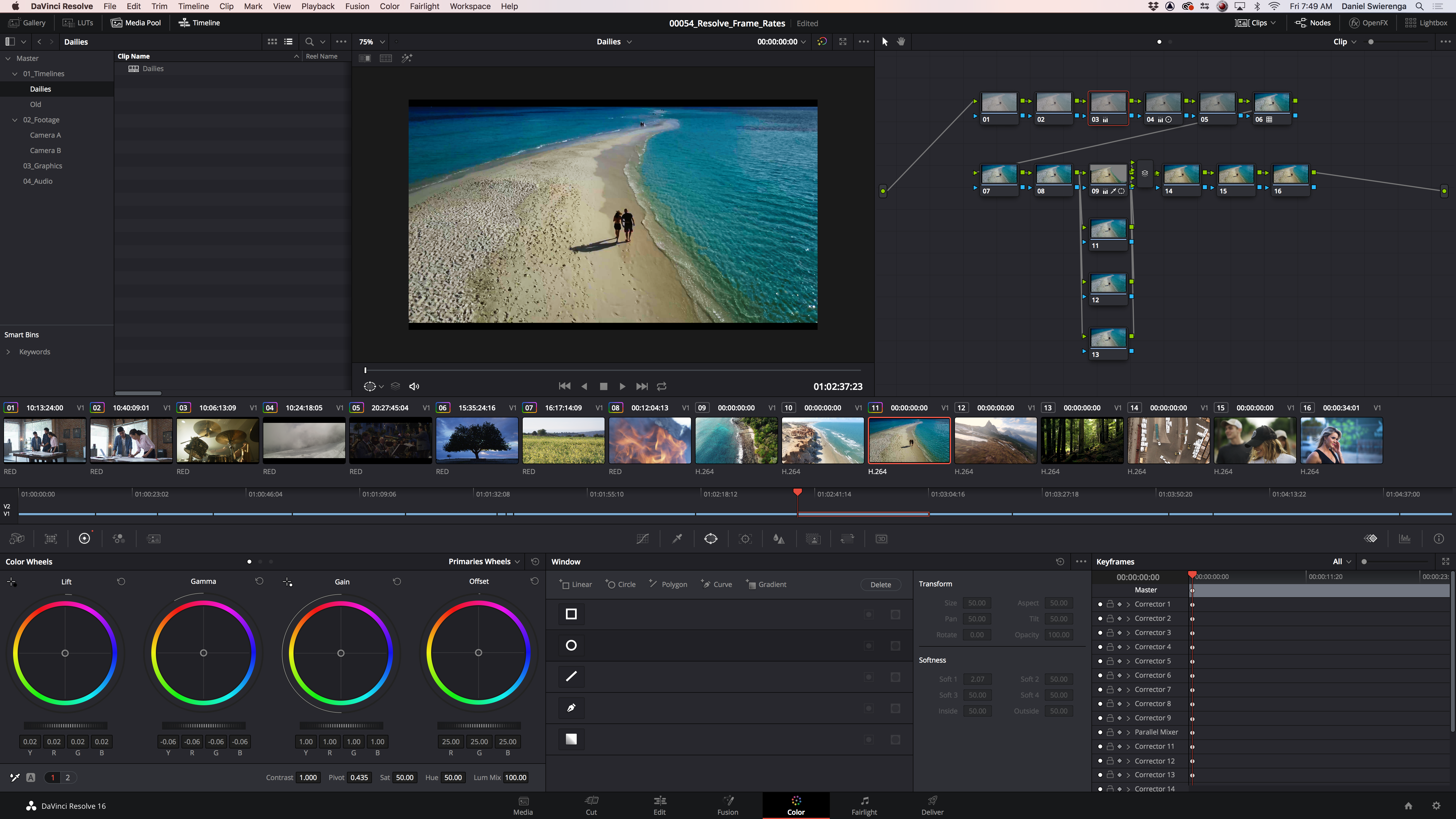 Для обработки изображения davinci resolve использует opencl