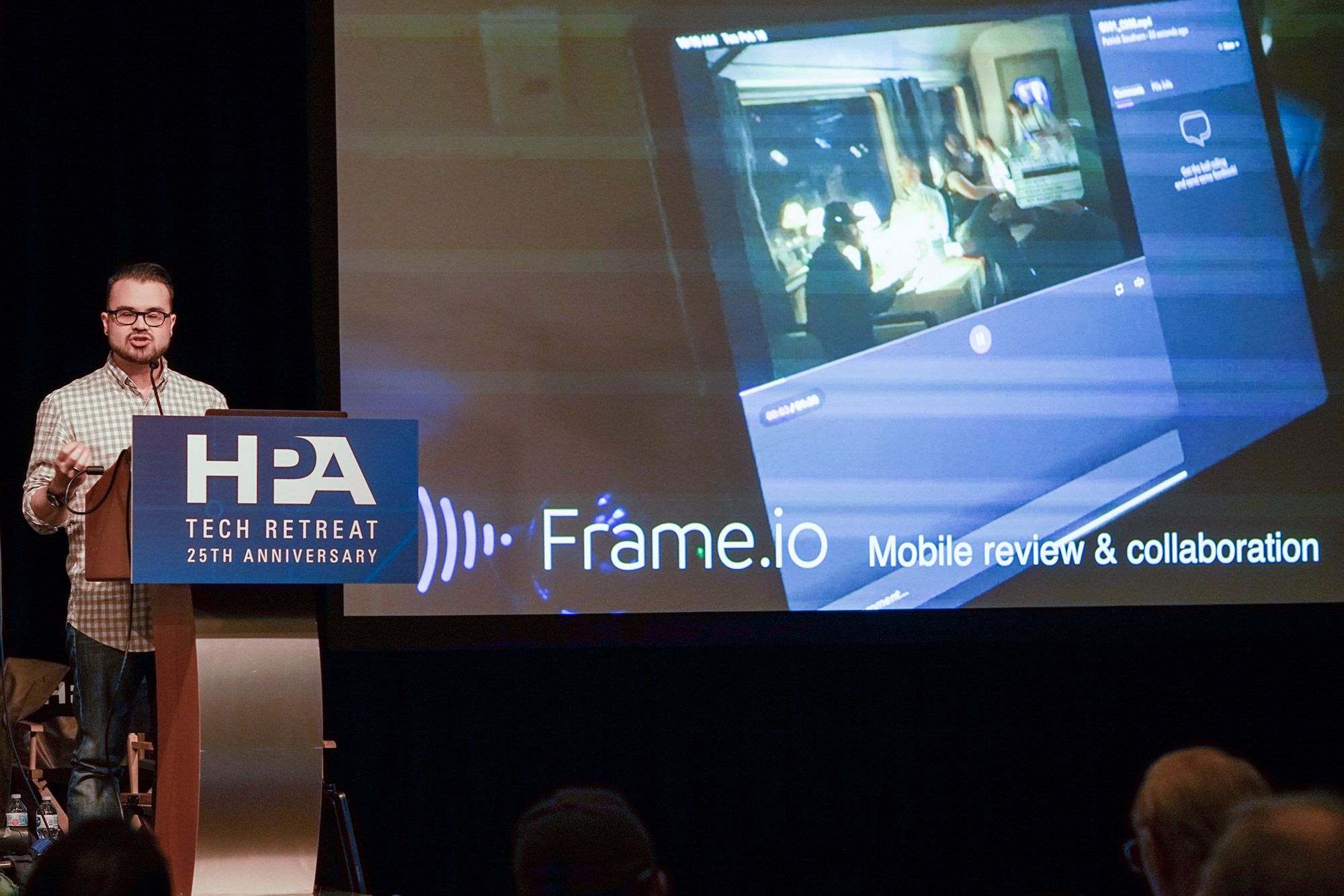 Michael Cioni presents Frame.io's cloud workflow at HPA 2020