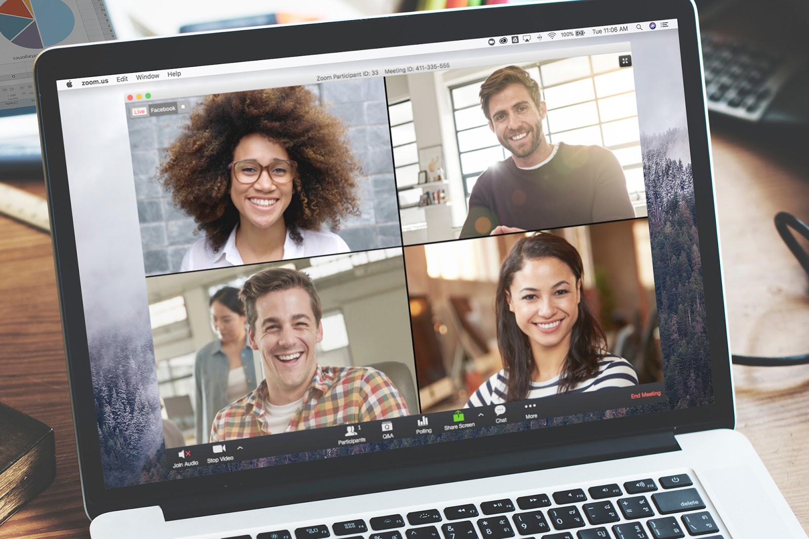 Zoom video conferencing