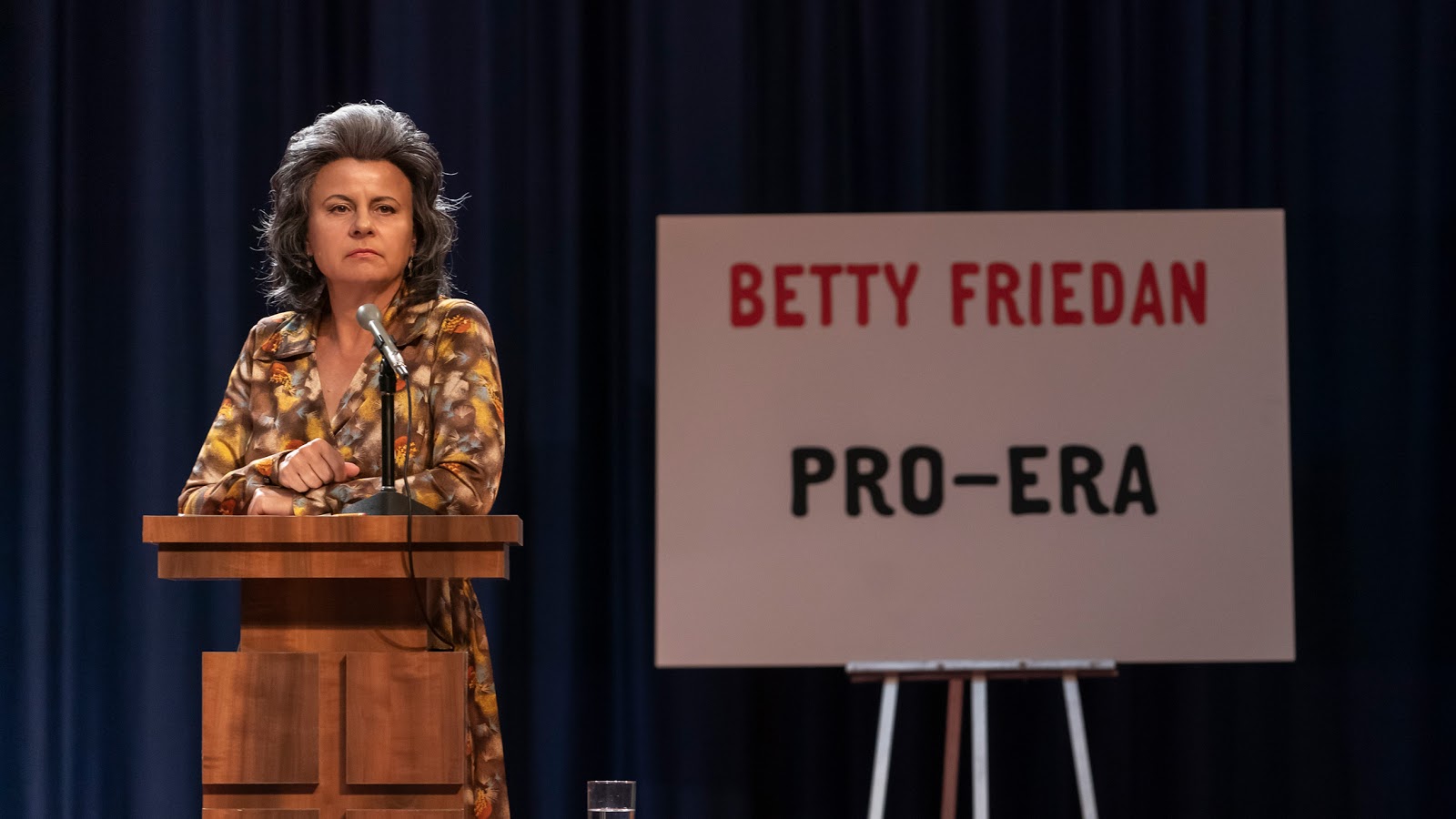 Tracey Ullman playing Betty Friedan in Mrs America