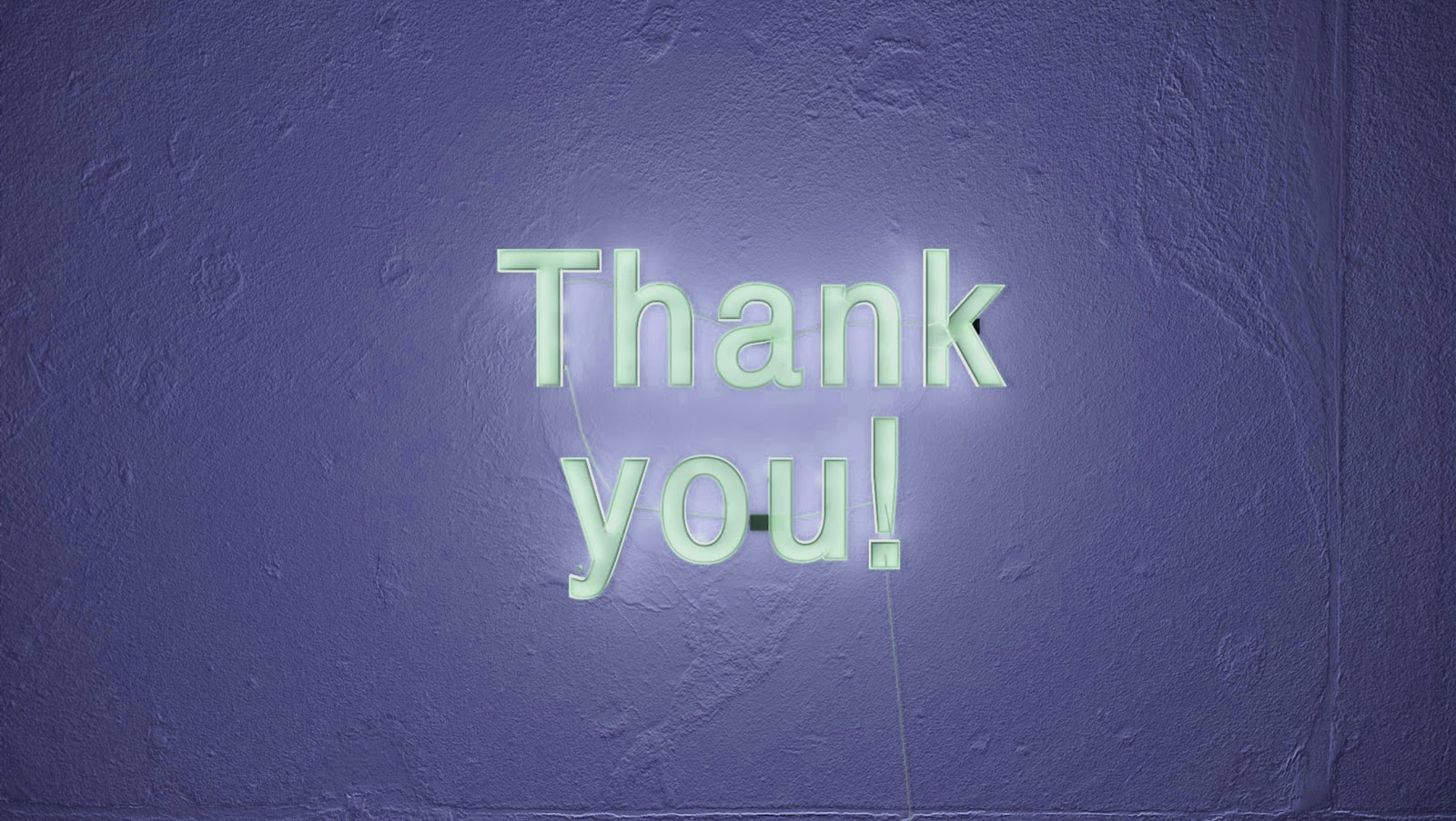 Thank you sign