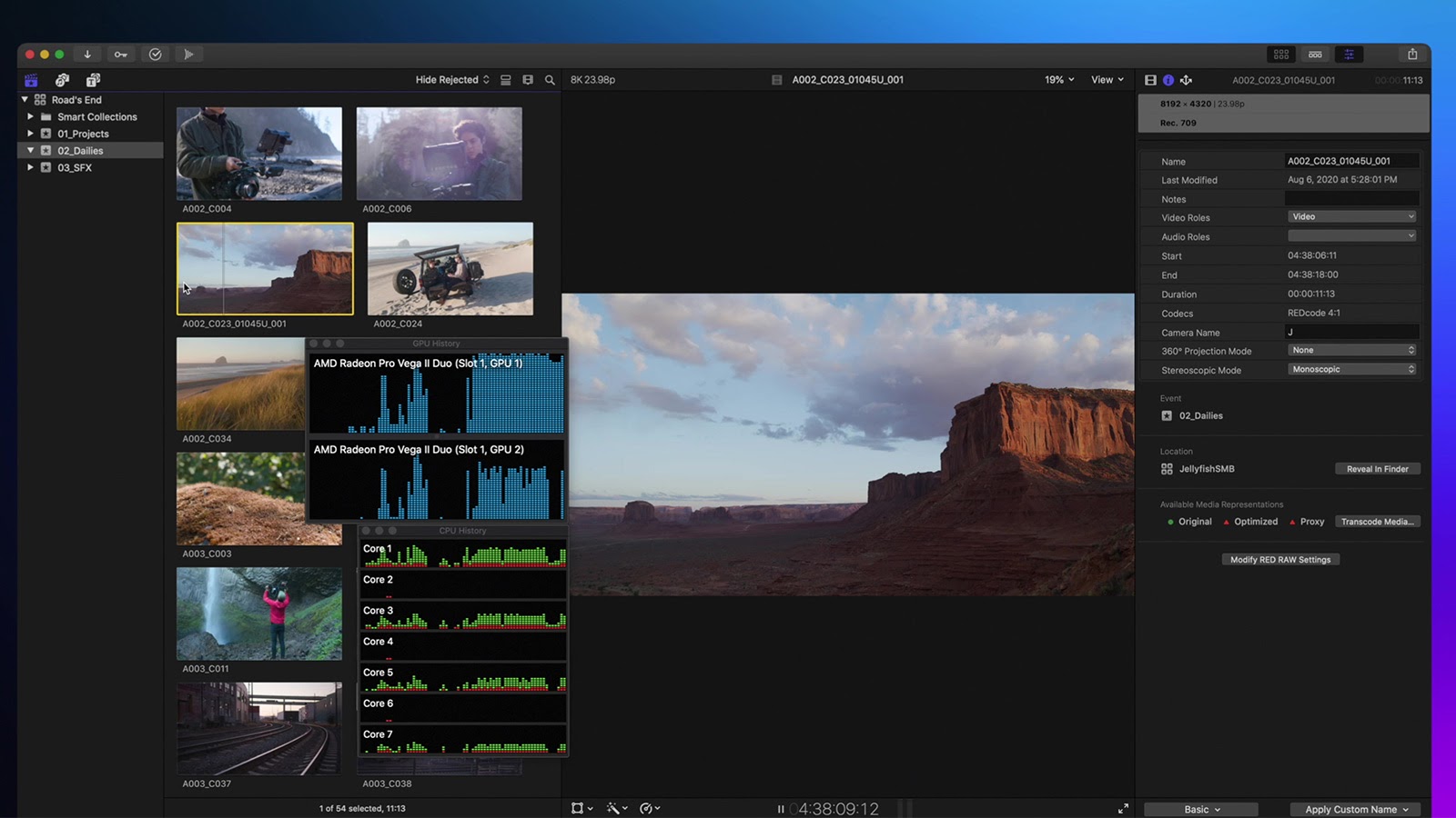 fcpx proxy workload