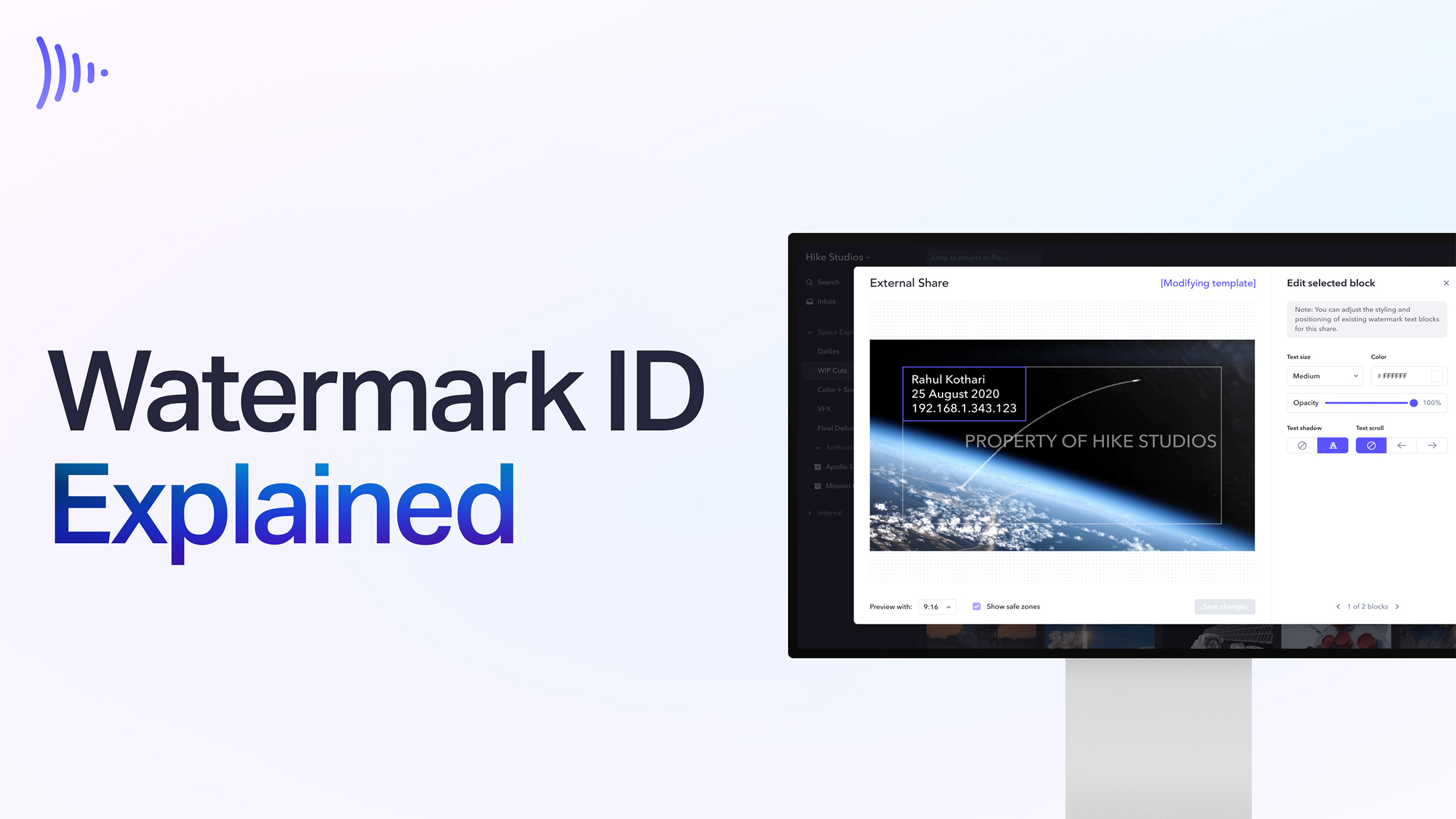 Frame.io Explained: Advanced Workflow Security with Watermark ID
