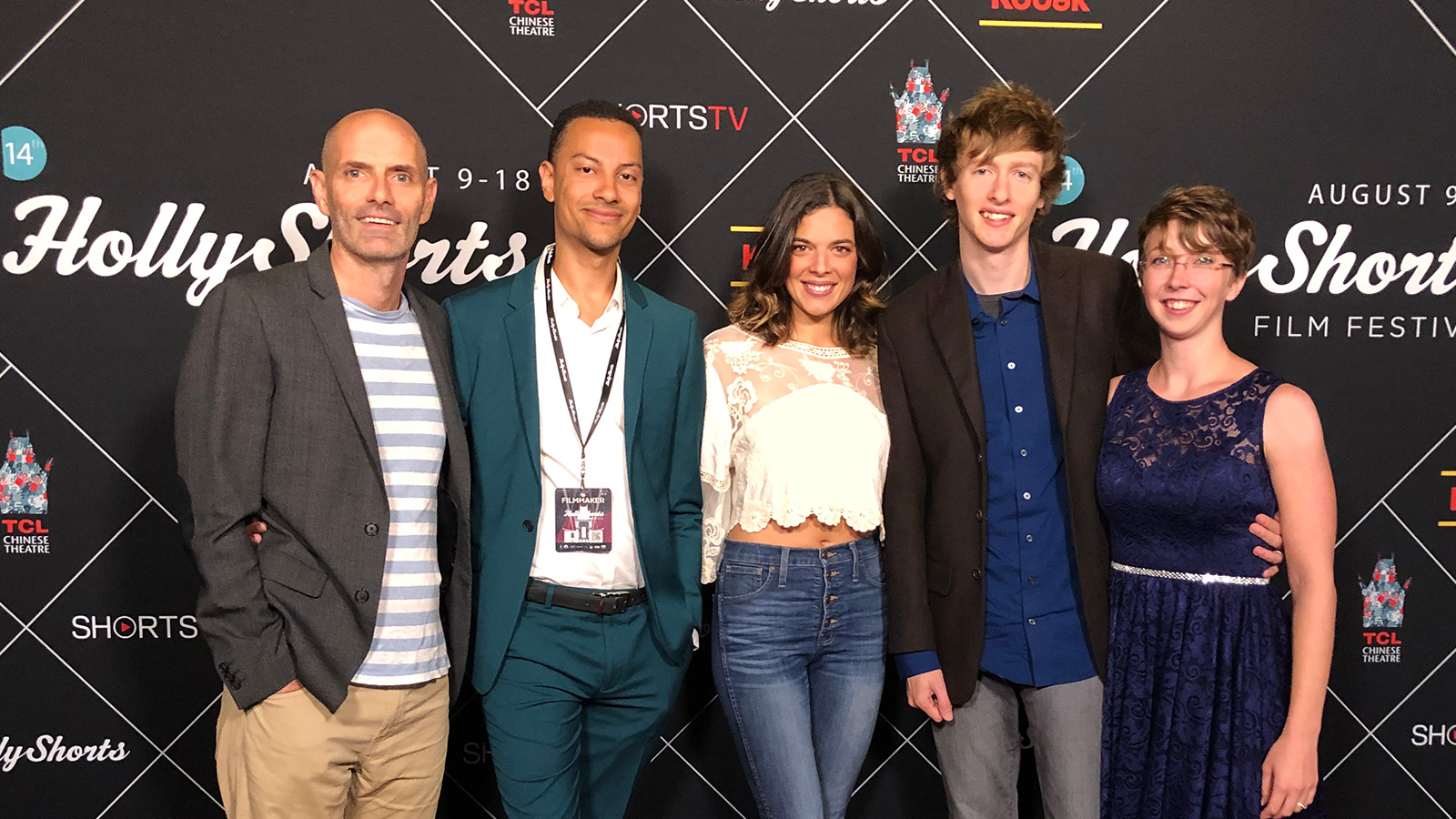 Alex and colleagues at Hollyshorts 2018