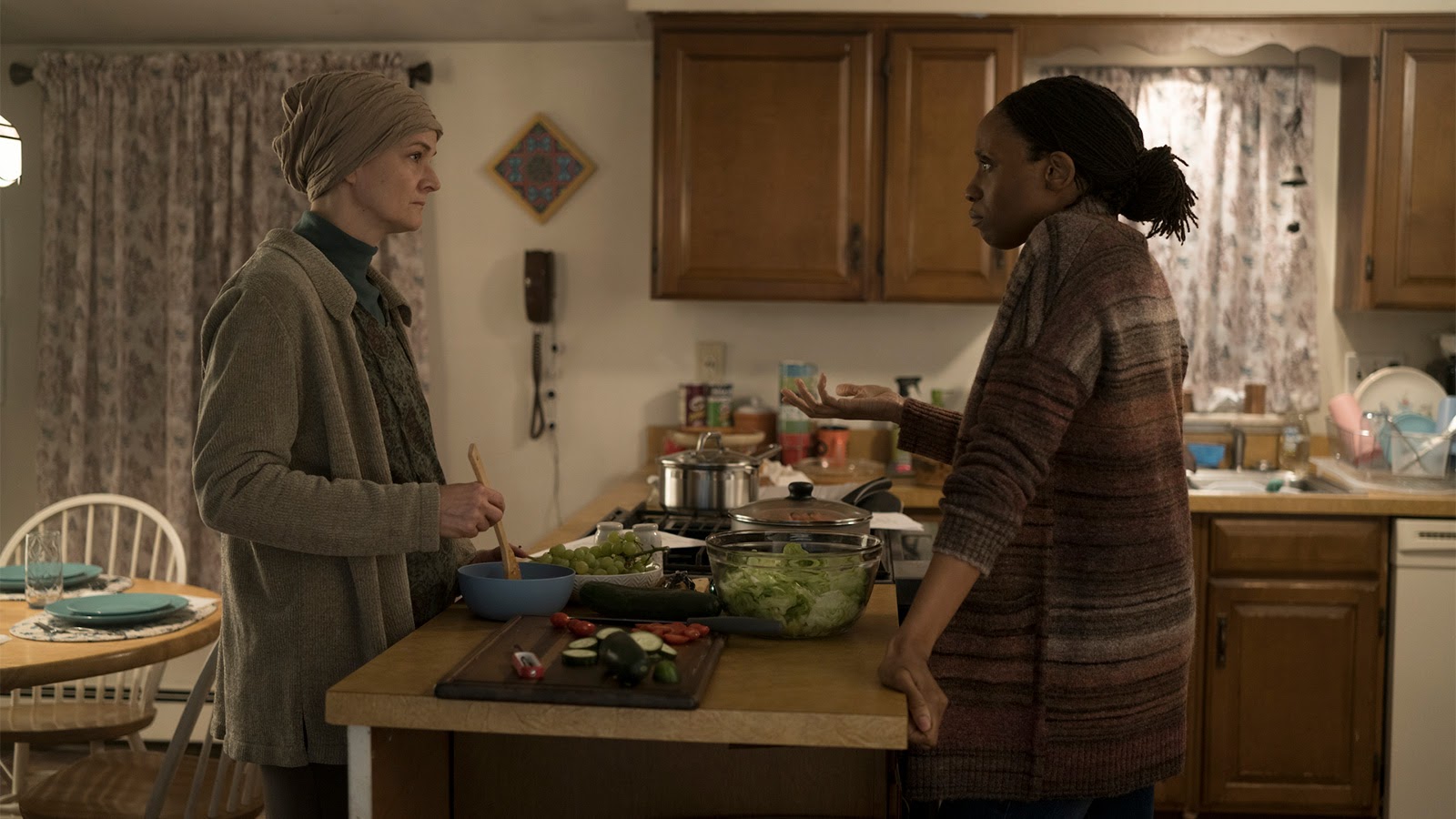 Enid Graham and Chinas Ogbuagu in Mare of Easttown