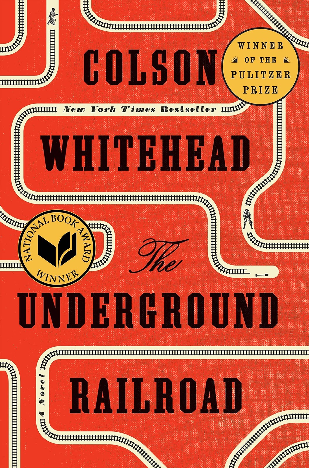 Book cover for Colson Whitehead's The Underground Railroad