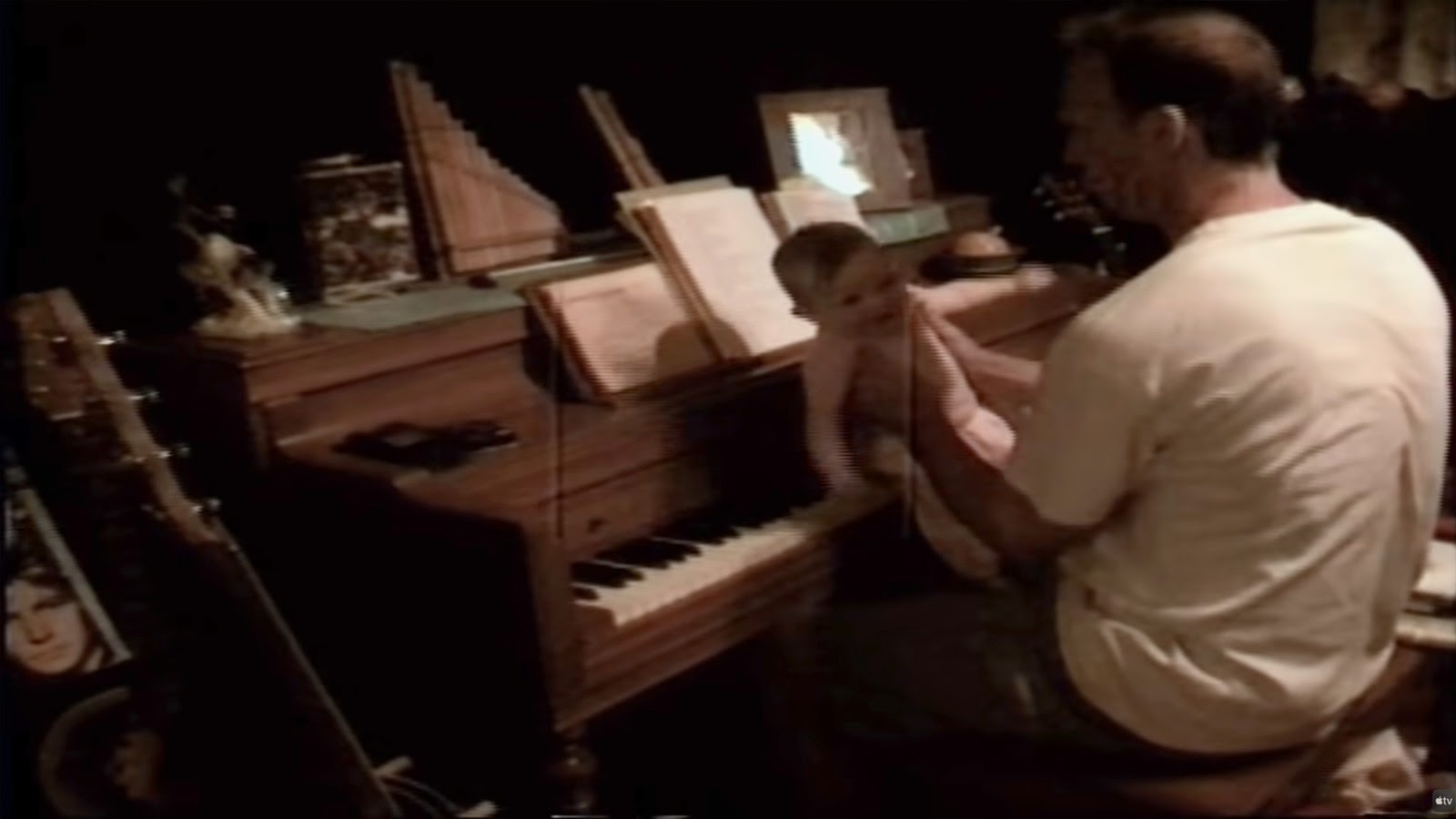 Finneas is introduced to the piano for the first time