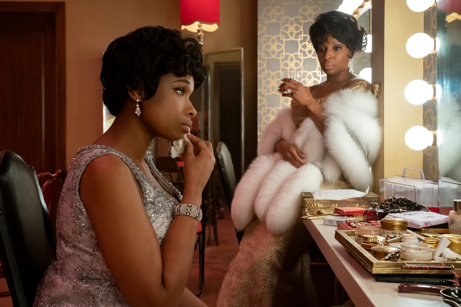 Mary J. Blige (R) plays Dinah Washington in RESPECT. 