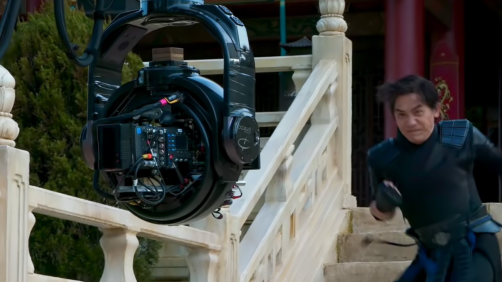 Crane-mounted Alexa 65 LF capturing the action in Shang-Chi.