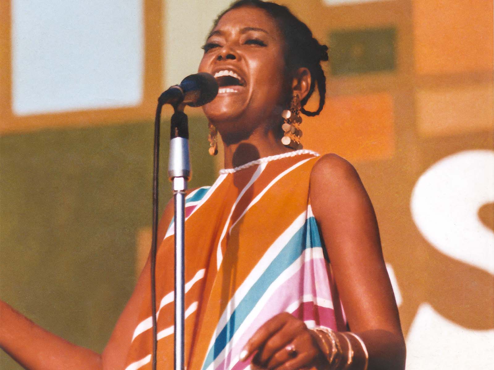 Abbey Lincoln performs at the Harlem Cultural Festival in 1969. Image © 20th Century Studios