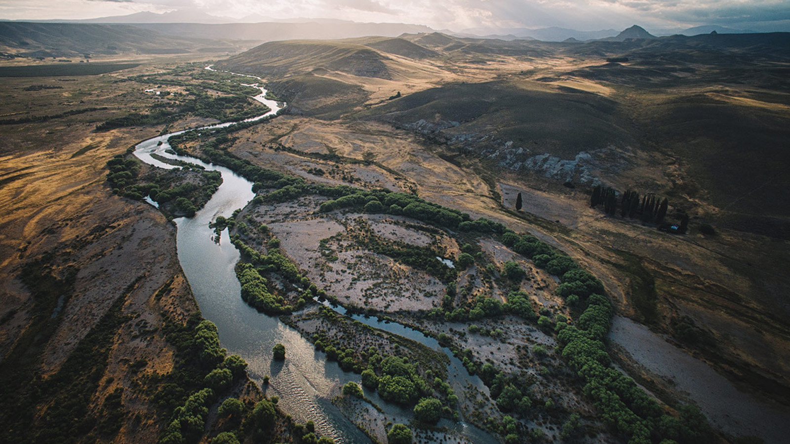 YETI travels the world to find its stories. Like Chimehuin River, Patagonia (image courtesy of Nick Kelley).