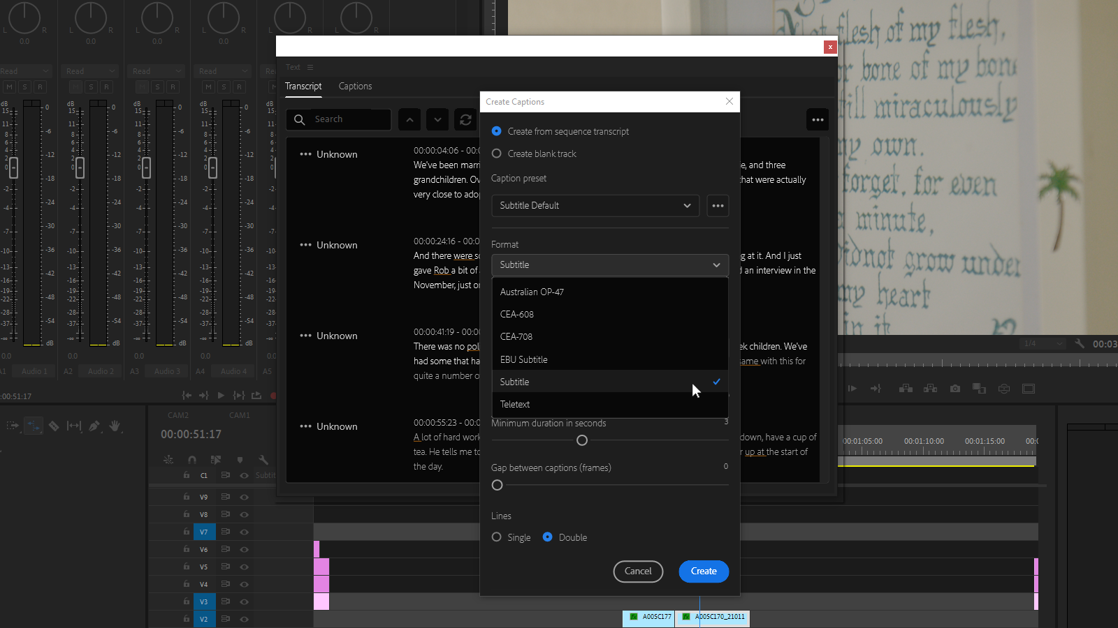 speech to text premiere pro 2023