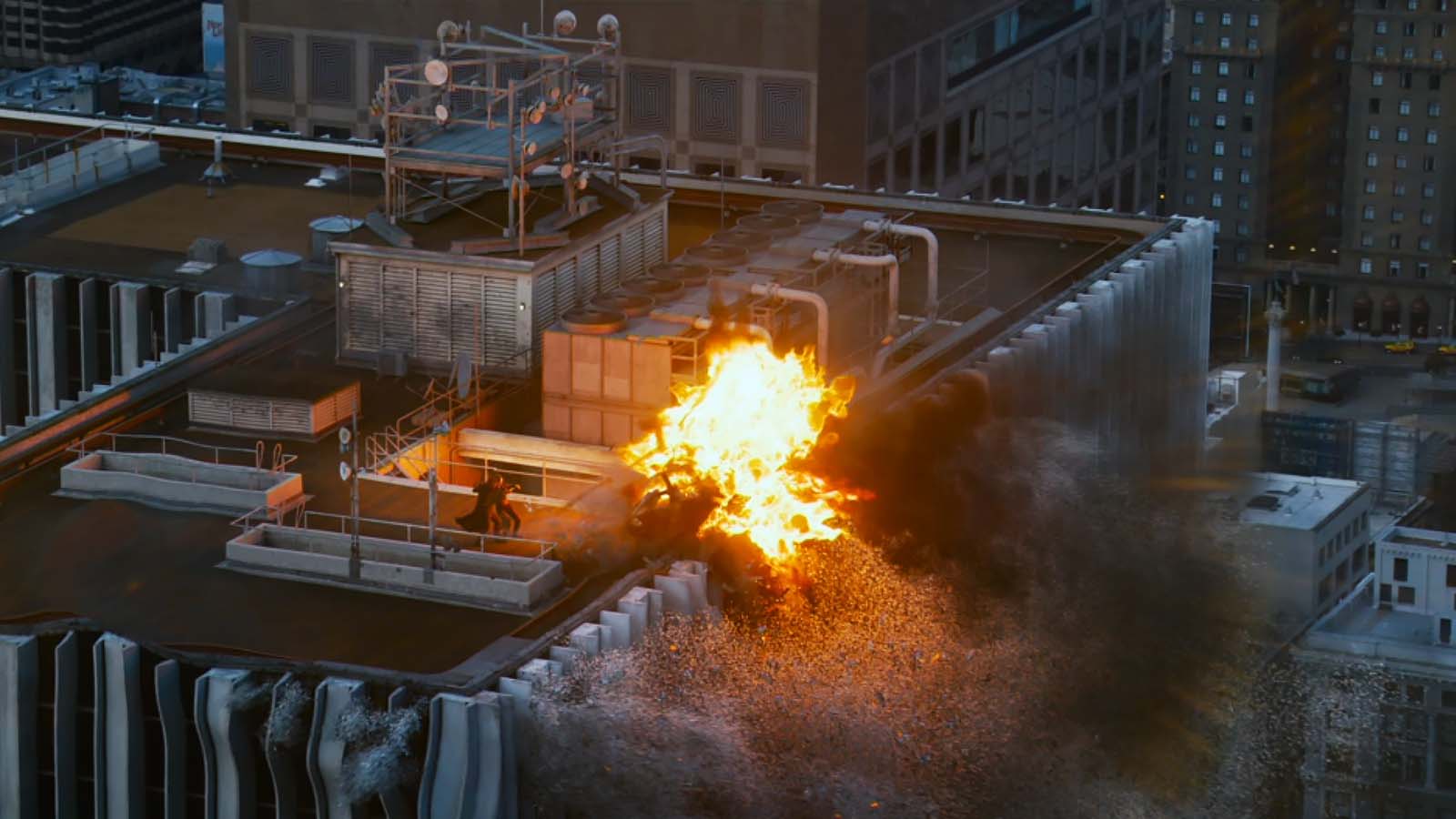…for this explosive stunt. Image © Warner Bros Pictures