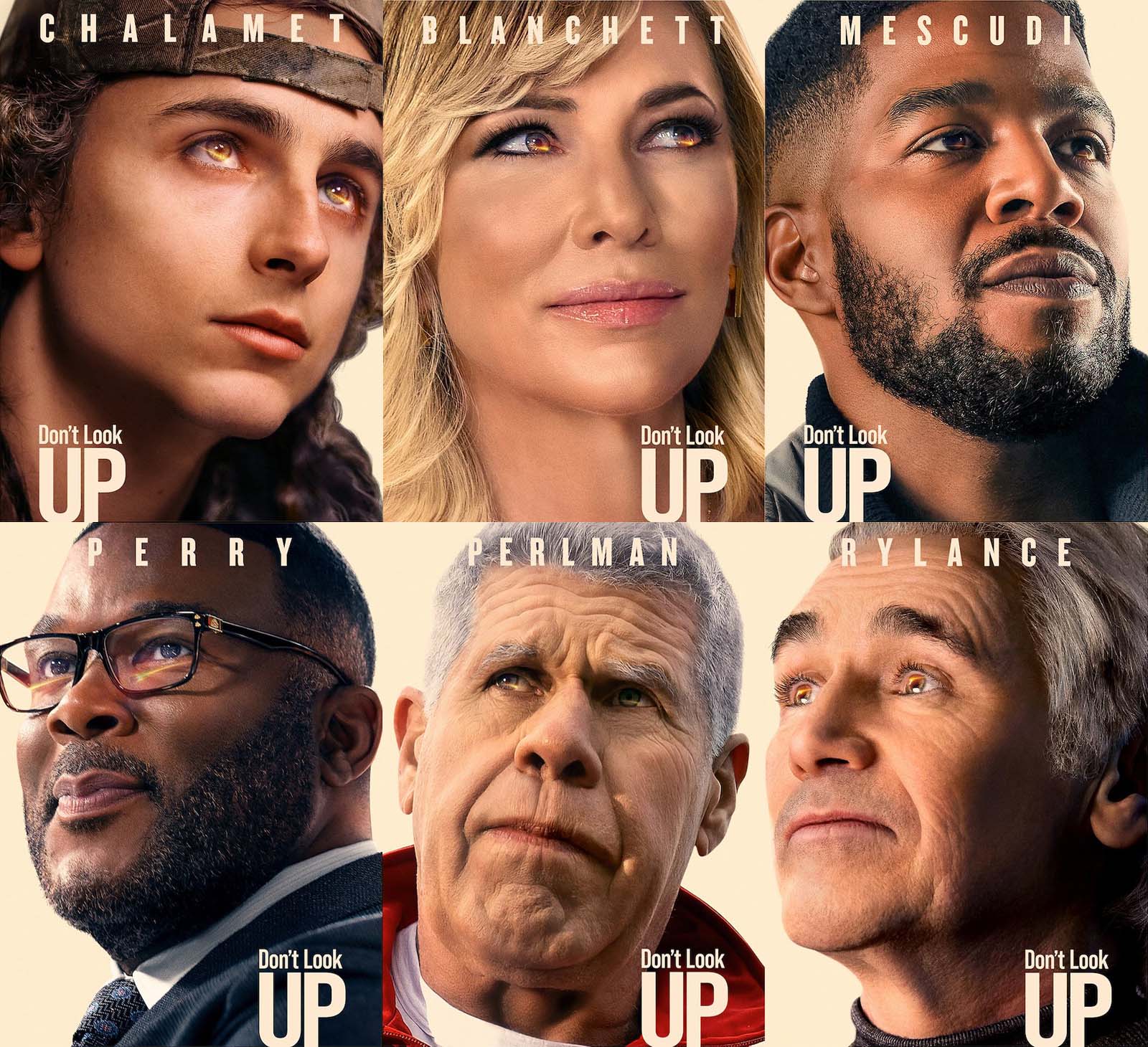 More of Don’t Look Up’s lineup. Image © Netflix
