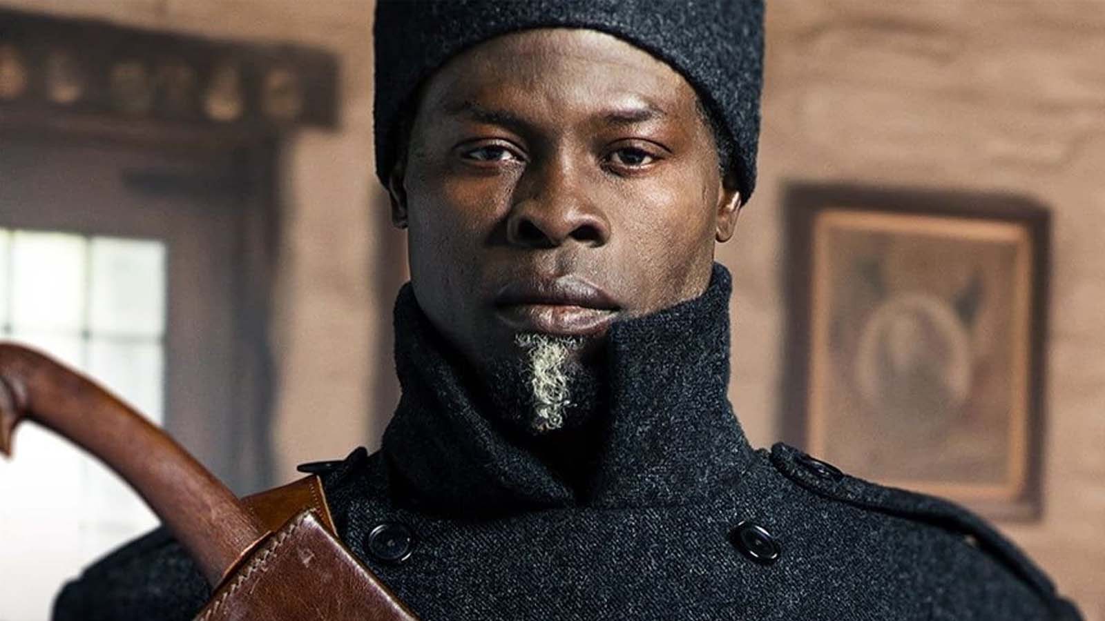 Djimon Hounsou as Shola in The King’s Man. Image © 20th Century Studios