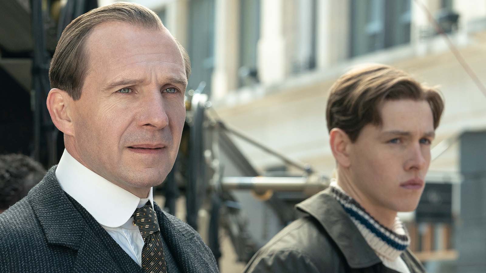 Father and son. Orlando (Ralph Fiennes) and Conrad (Harris Dickins). Image © 20th Century Studios