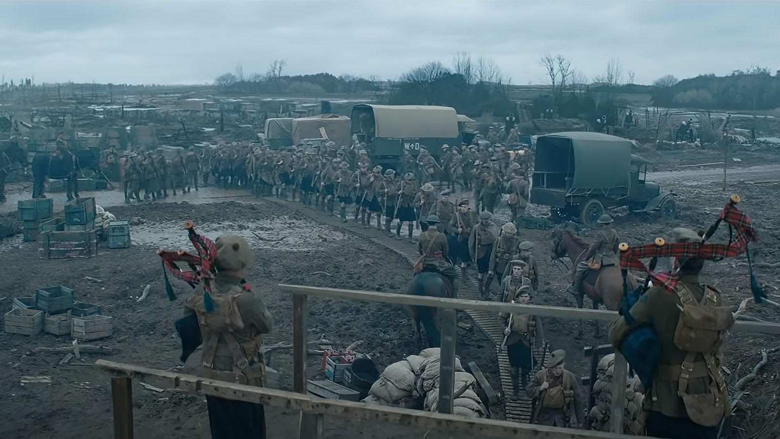 The King’s Man is set against the grim backdrop of WWI. Image © 20th Century Studios