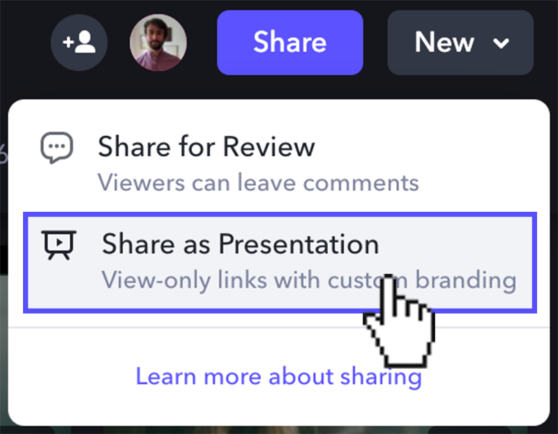 Frame.io Share Presentation