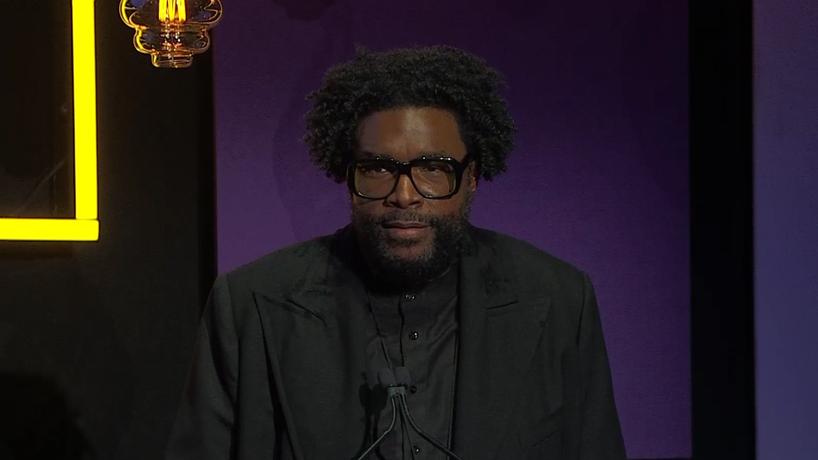 Questlove presents the Best Feature Film award at the 2022 ACE Awards. Courtesy Getty Images
