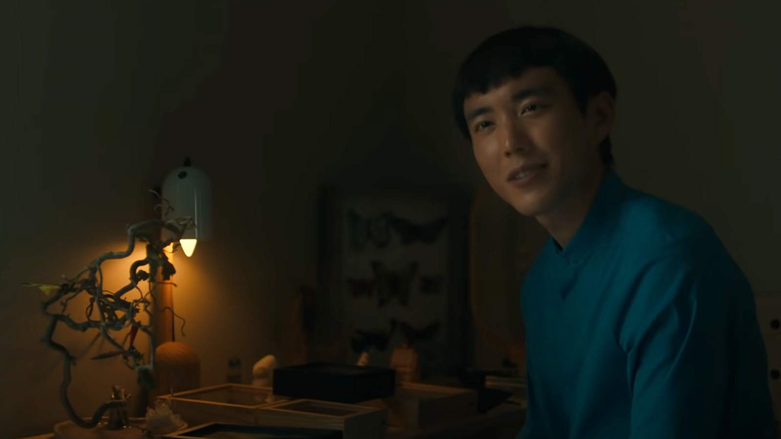 Justin H. Min as domestic android Yang in After Yang. Image © A24