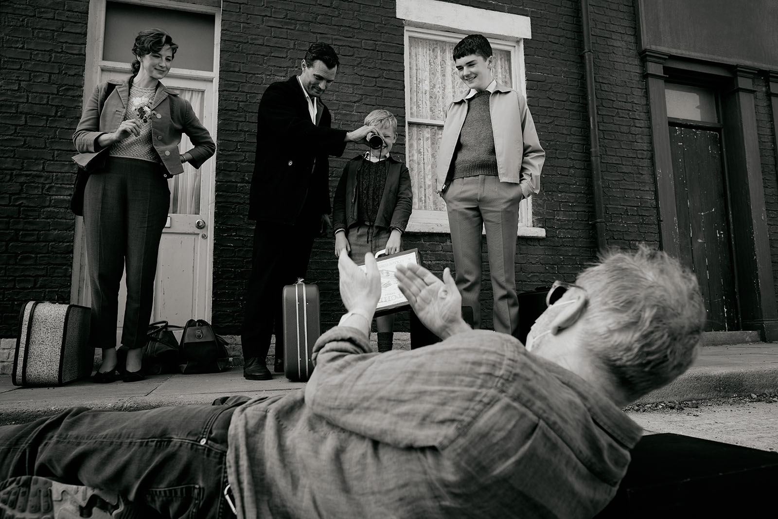 Kenneth Branagh frames the shot in Belfast