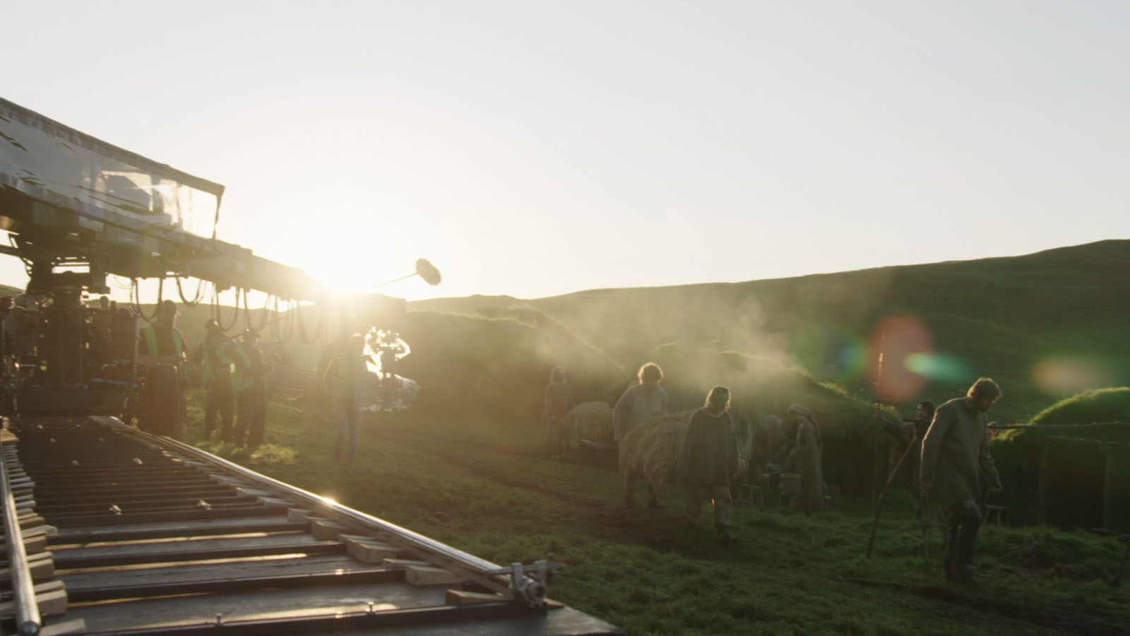 Capturing the dawn light with a massive dolly shot. Image © Focus Features