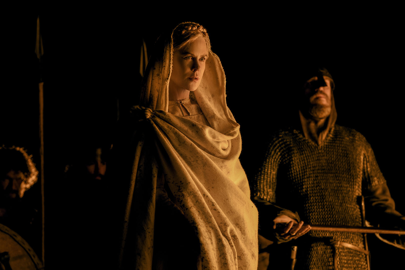 Nicole Kidman as Queen Gudrún in Robert Eggers’ The Northman. Image © Focus Features