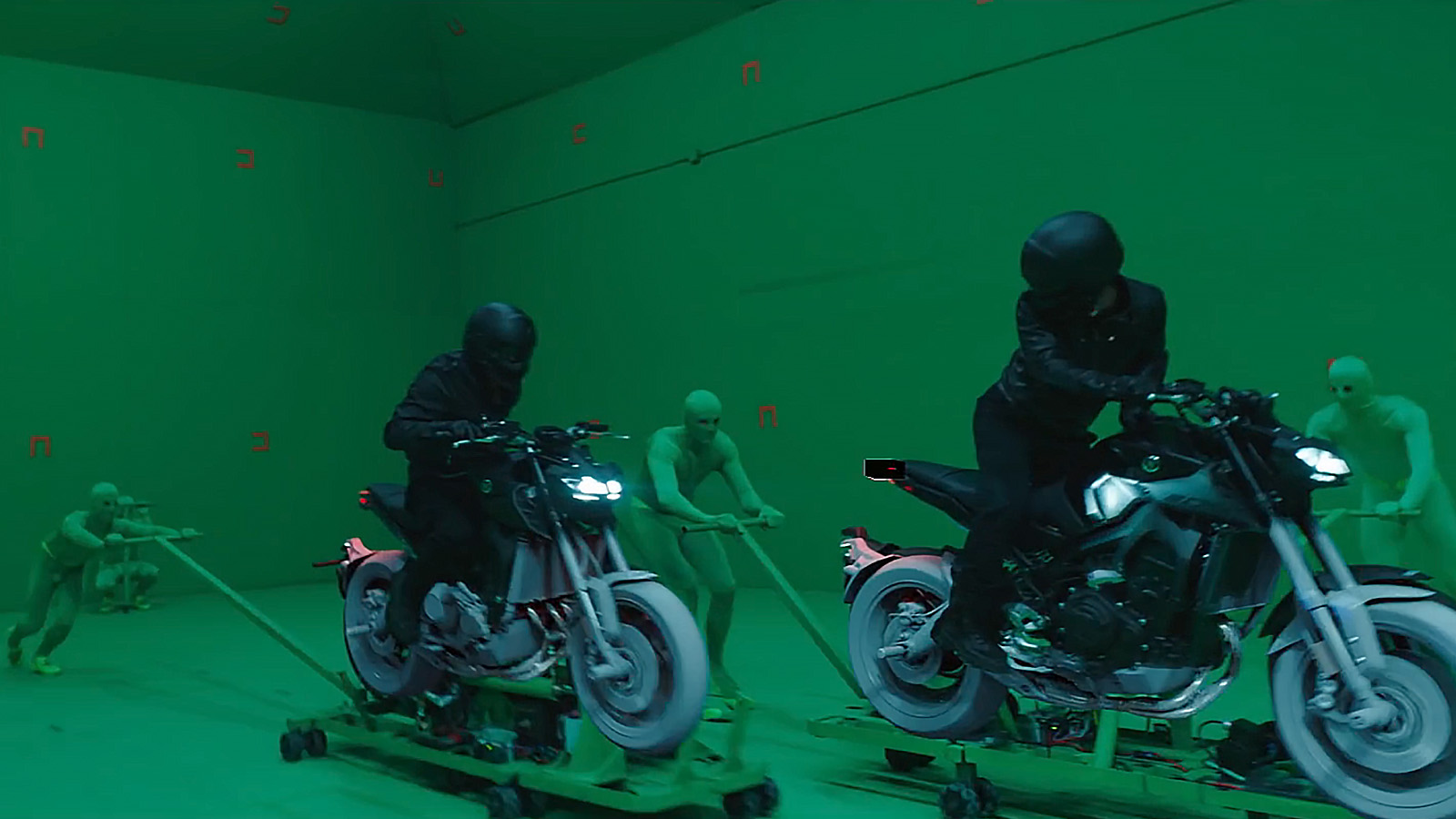The nature of green-screen footage leaves a lot to the imagination. Image from John Wick: Parabellum © Image Engine VFX
