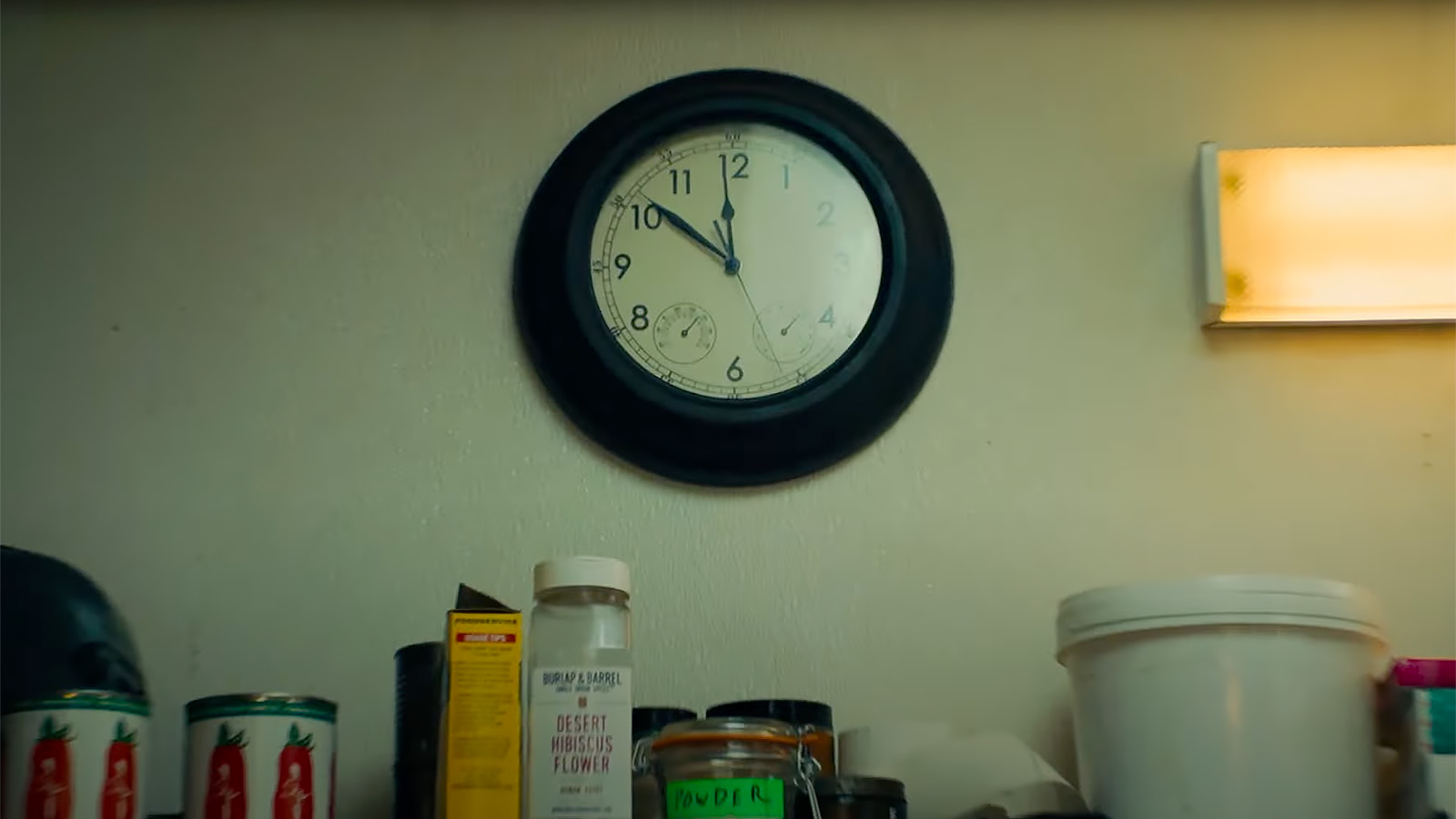 The Bear clock on the wall