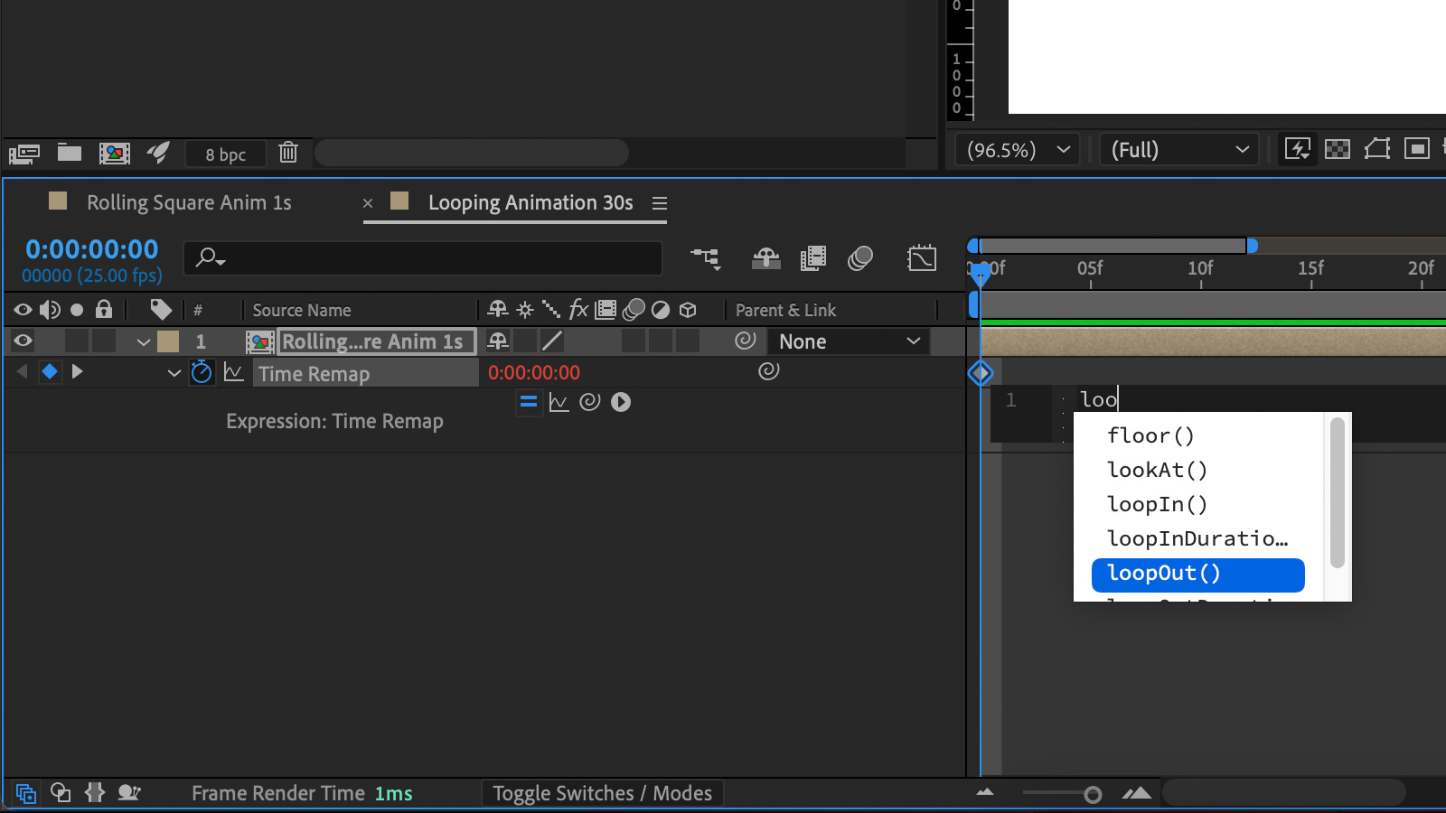 Insider Tips How To Loop A Composition In After Effects Frame io Insider