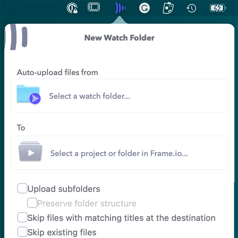 CommandPost supports Frame.io watch folders
