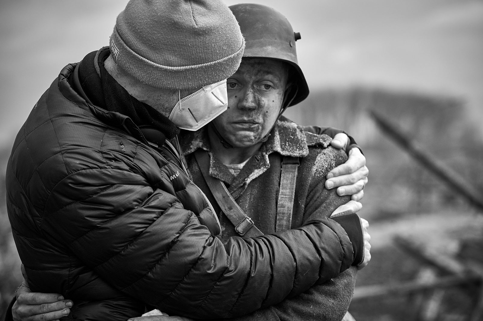The actors came to experience what they were portraying was brutal and difficult in itself in All Quiet on the Western Front. © Reiner Bajo/Netflix