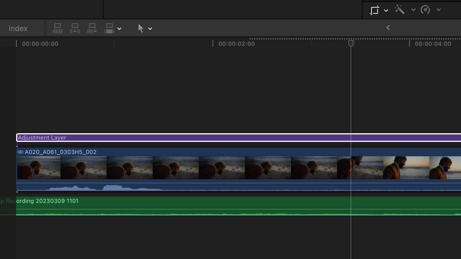 Even though Final Cut doesn’t offer Adjustment Layers, you can trick it into creating something that’ll do the same job.