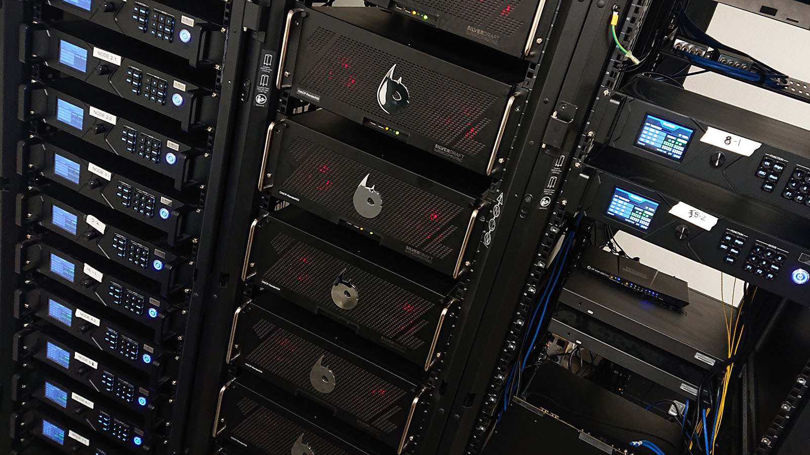 Virtual production server rack