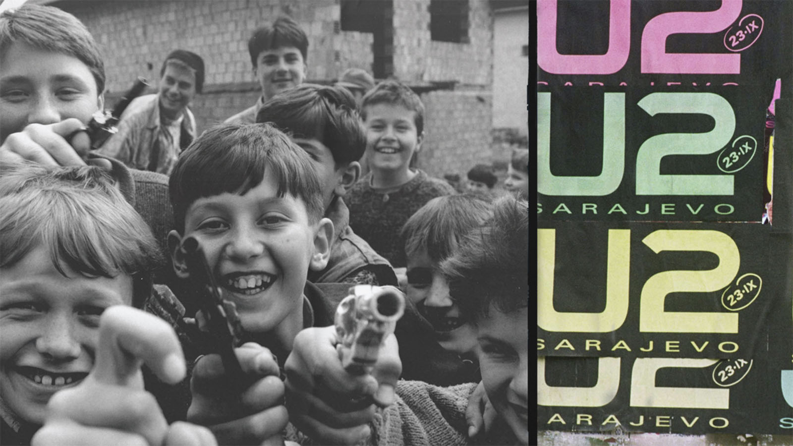 U2 helped bring attention to the Siege of Sarajevo.