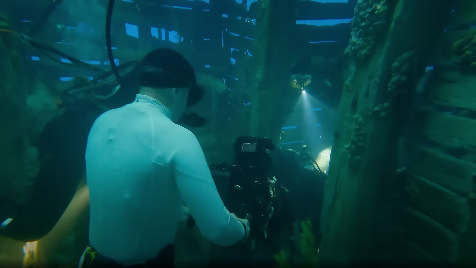 Filming underwater for Indiana Jones and the Dial of Destiny