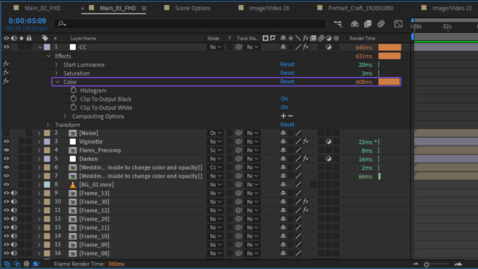 Insider Tips: Find What's Causing Slow Renders in After Effects - Frame